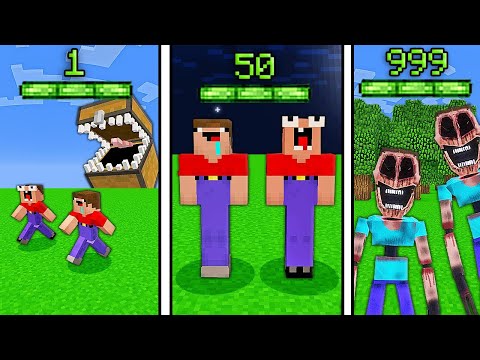 Видео: 2 НУБА СТАНОВЯТСЯ МИМИКАМИ С КАЖДЫМ УРОВНЕМ В МАЙНКРАФТ THE MIMIC MINECRAFT