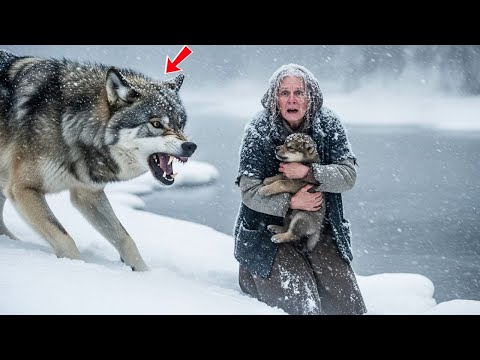 Видео: Старуха спасла волчонка — и тогда его мать совершила невозможное