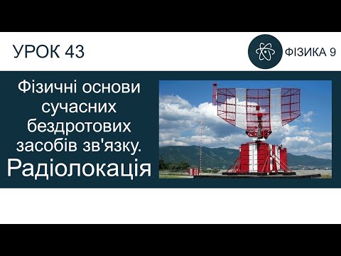 Видео: Фізика 9. Урок-презентація «Фізичні основи сучасних бездротових засобів зв'язку. Радіолокація»