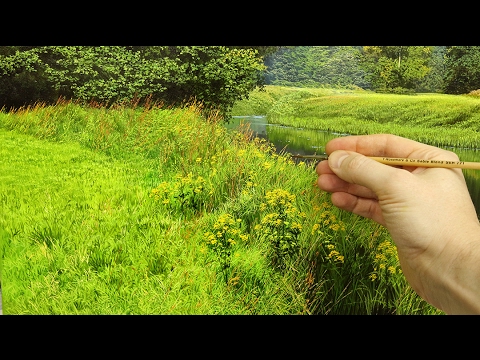 Видео: #83 Как нарисовать детальный передний план пейзажа | Урок масляной живописи