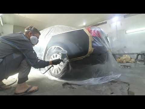 Видео: Покраска переходом по кант (по ребро).