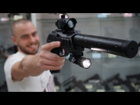Видео: Мощный пневматический пистолет Gamo P25 Tactical 4,5mm