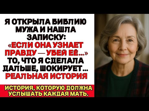 Видео: Я открыла Библию мужа — и нашла записку… 👵🥀Правдивая история одной бабушки