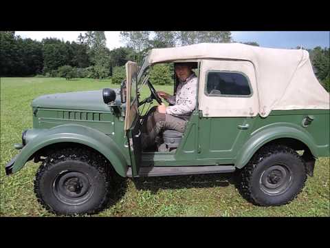 Видео: GAZ-69A test drive ГАЗ-69А, 1960 г.в. - тест драйв