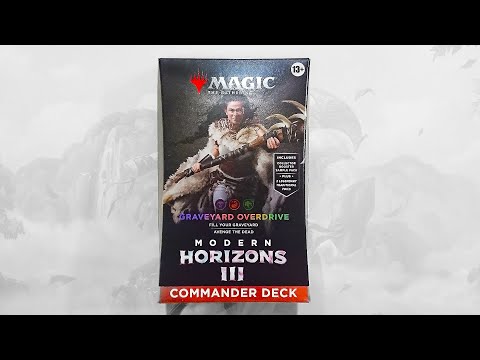 Видео: MTG Modern Horizons III Commander: Graveyard Overdrive - Распаковка