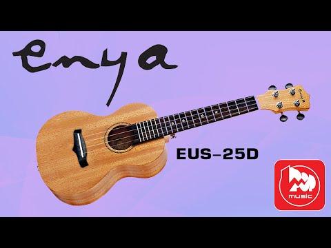 Видео: Укулеле сопрано Enya EUS-25D (топ из массива)