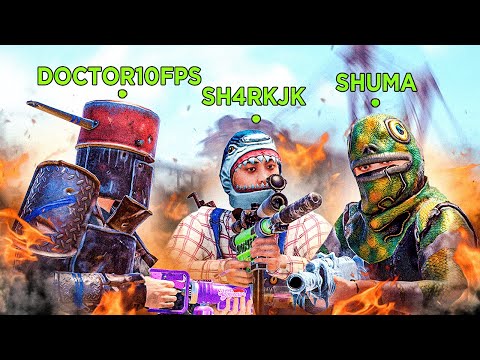 Видео: КЛАНЫ ОБЪЕДИНИЛИСЬ ПРОТИВ НАШЕГО ТРИО 30.000 ЧАСОВ в Раст/Rust@sHuMa-genius & @doctor10fps8