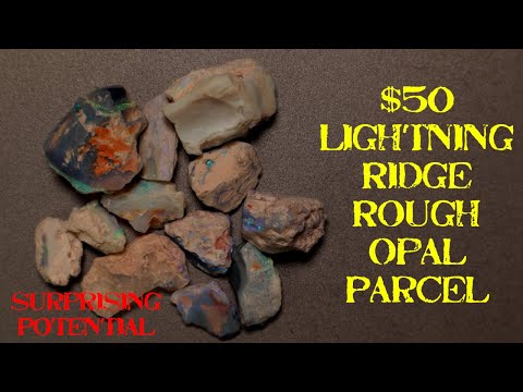 Видео: Оценка необработанного опала. Подписчики, сверхбюджетные, партия необработанного опала из Лайтнин...