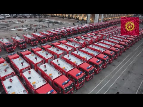 Видео: Кыргызстан-мекенибизге жаңы спецтехникалар келди
