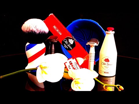 Видео: Бритьё/Битва №16 т образной бритвой razorock lupo OLD SPICE Personna Red Yaqi 30 мм