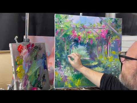 Видео: Видео-урок "Летняя арка" КУРС: Вторые 10 шагов в масляную живопись. Художник Игорь Сахаров