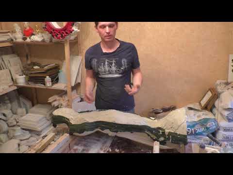 Видео: Изготовление Силиконовой Формы Большой Скульптуры