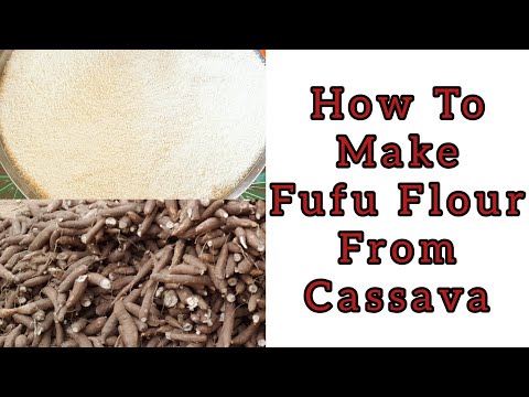 Видео: Как приготовить муку фуфу из маниоки