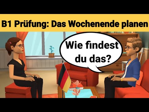 Видео: Устный экзамен по немецкому языку B1 | Планирование чего-либо вместе/Диалог | Устная часть 3