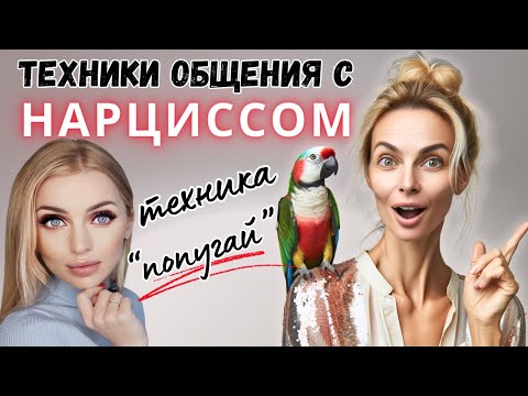 Видео: Как общаться с нарциссом?  Неконтакт.  Серый камень. Техника "попугай".