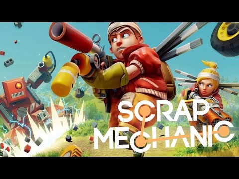 Видео: выживаем с подписчиками в Scrap Mechanic  #streamer  #shorts #выживание