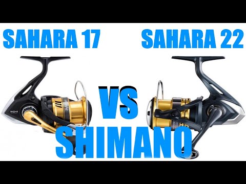 Видео: Shimano Sahara 22 против Sahara 17