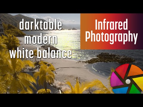 Видео: Современный баланс белого для инфракрасной фотографии с темной таблицей