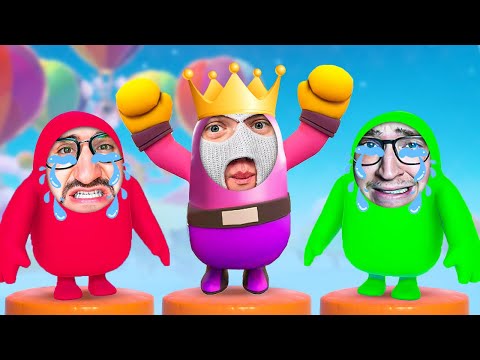 Видео: КАК ЖЕ АНДРЕЯ БЕСЯТ ДЕТСКИЕ ИГРЫ ГДЕ ОН НЕ ВЫИГРЫВАЕТ! ЛЮТЫЙ УГАР FALL GUYS!