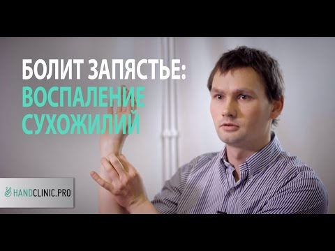 Видео: Болит запястье: частая причина, по которой болит запястье - тендинит или воспаление сухожилий