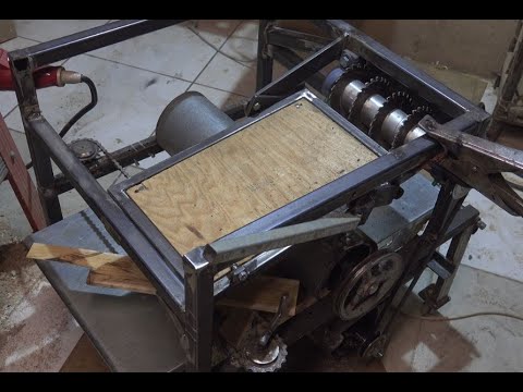 Видео: Maschine zum Fingerzinken sägen/Делаем Шипорезный станок/Saw machine for finger jointing.