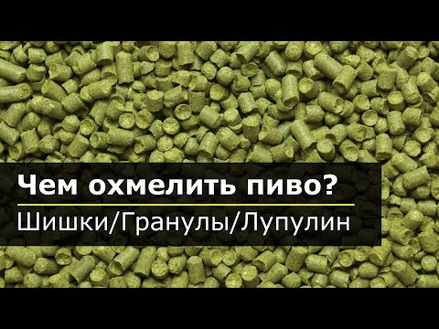 Видео: Чем охмелить пиво? Шишки хмеля, гранулы, лупулин.
