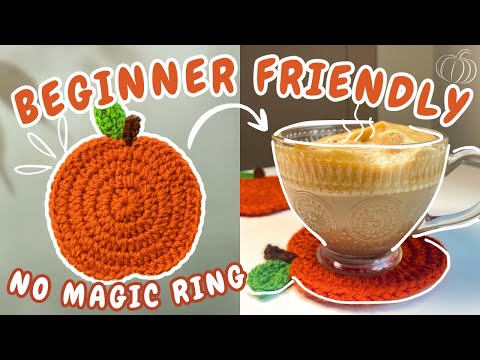 Видео: Как связать крючком подставку под стакан из тыквы без волшебного кольца (для начинающих и просто)