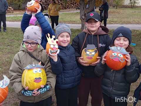 Видео: Фізкультурна розвага "Гарбузові побігеньки" у початковій школі