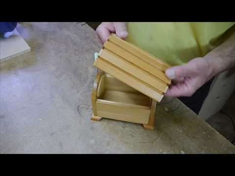 Видео: Шкатулка сундучок из дерева. Jewelry box.