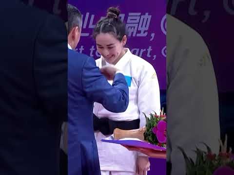 Видео: #абиба заняла первое месте в мировом рейтинге до 48 кг🔥 #judo #тарих  #история #ijf