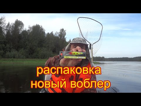 Видео: Новые воблеры от фирмы Mr.Musurok. Распаковка и сразу испытания игры на воде.