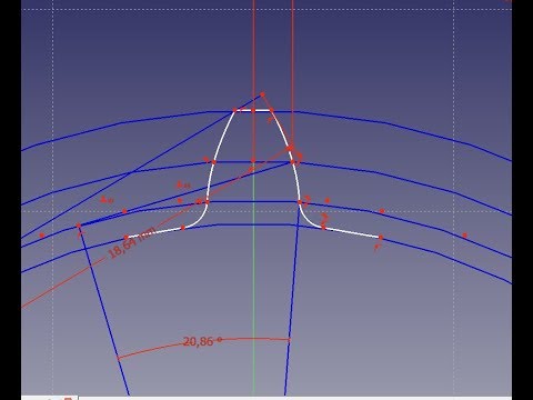 Видео: FreeCad Шестерни эвольвента