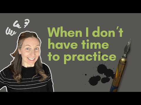 Видео: 2 идеи для упражнений с ручкой и чернилами