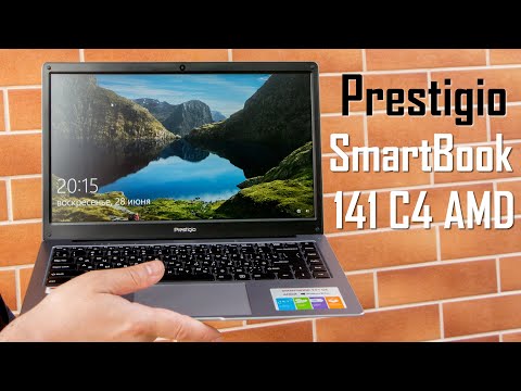 Видео: Prestigio на AMD! Ноутбук за $210 на Windows 10 Pro с подсветкой клавиатуры. Обзор Smartbook 141 C4