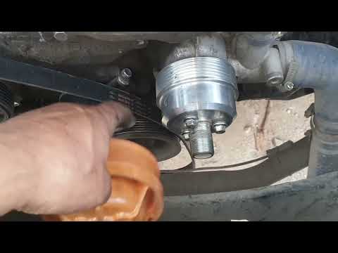 Видео: Шкив помпы уменьшенный для увеличения прокачки ОЖ на ДВС