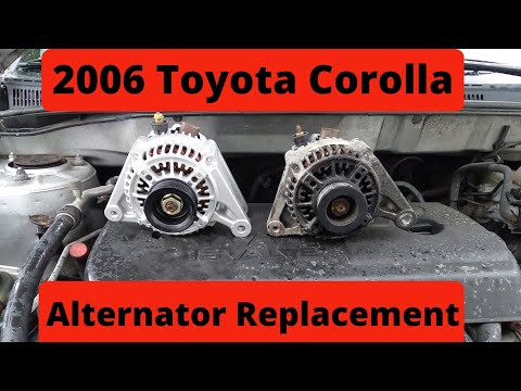 Видео: Замена генератора Toyota Corolla 2003-2008 годов
