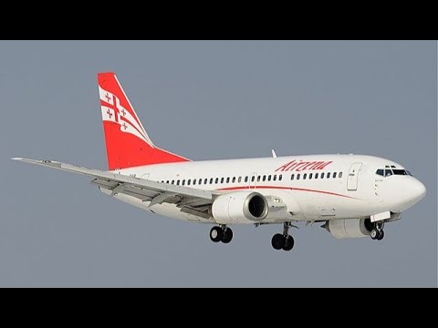 Видео: Boeing 737-500 Georgian Airways | Москва (VKO) - Тбилиси (TBS).