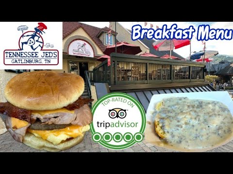 Видео: Меню завтрака в ресторане TENNESSEE JED'S (№3 по версии Tripadvisor) Лучшие сэндвичи в Смоки-Маун...