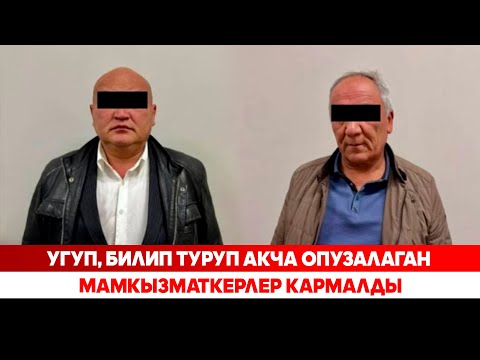 Видео: Угуп, билип туруп акча опузалаган мамкызматкерлер кармалды