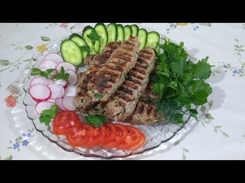 Видео: Люля-кебаб на электро-гриле дома.