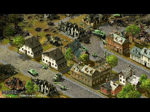 Видео: Противостояние 3 - Sudden Strike - прохождение за СССР - миссия 6 - Сталинград