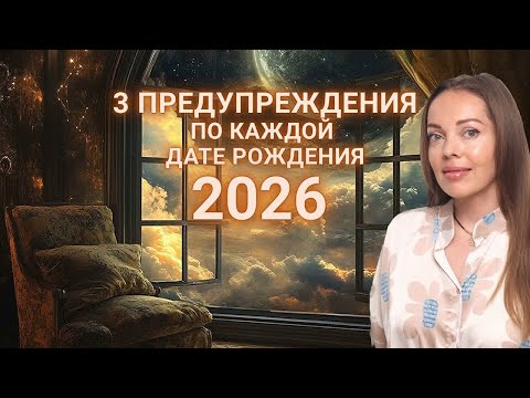 Видео: 2026 год. Три предупреждения по каждой дате рождения. Нумерологический прогноз