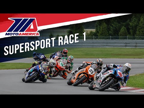 Видео: Motovation Supersport Race 1 в Нью-Джерси 2025 – ПОЛНЫЙ ВИДЕОГОНКА | MotoAmerica