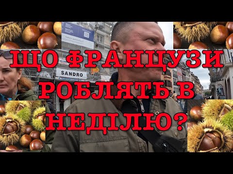 Видео: Що роблять французи в неділю? #Страсбург, #франція  🇫🇷 -  частина 10 #БудинокНаКолесах, #каштани