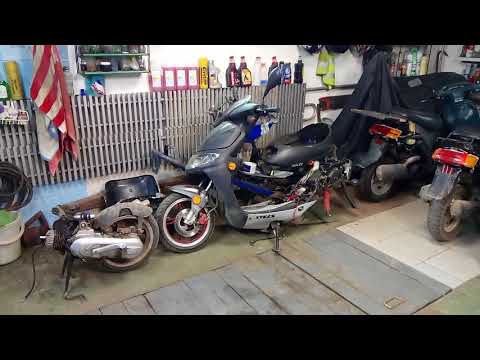 Видео: Ремонт скутера Stels Skif. Часть 1.