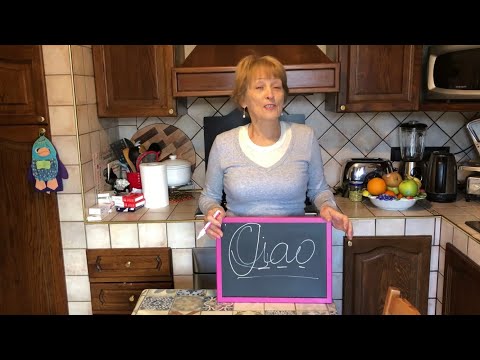 Видео: Горячий шоколад и урок № 1 итальянского языка.