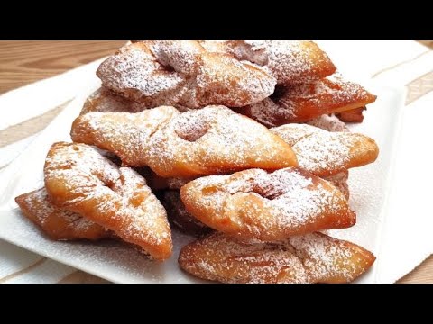 Видео: Воздушные пончики без дрожжей - Простой и быстрый рецепт (без накипи) | Лежит, сушеный