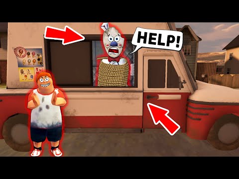 Видео: Смешные Моменты *Ice Scream 3* !! Новый Секрет Мороженщика (ч.96)