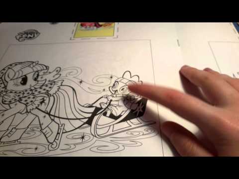 Видео: Обзор раскраски My Little Pony