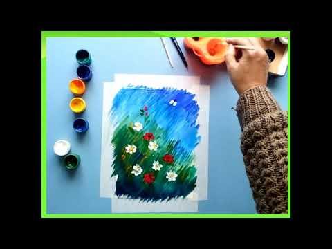 Видео: Мастер-класс "Полевые цветы"